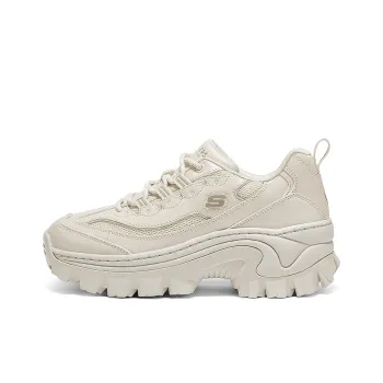 Skechers D'LITES 1.0 Anti Slip Wear Resistant Low Top Chunky Sneakers Women's Ivory