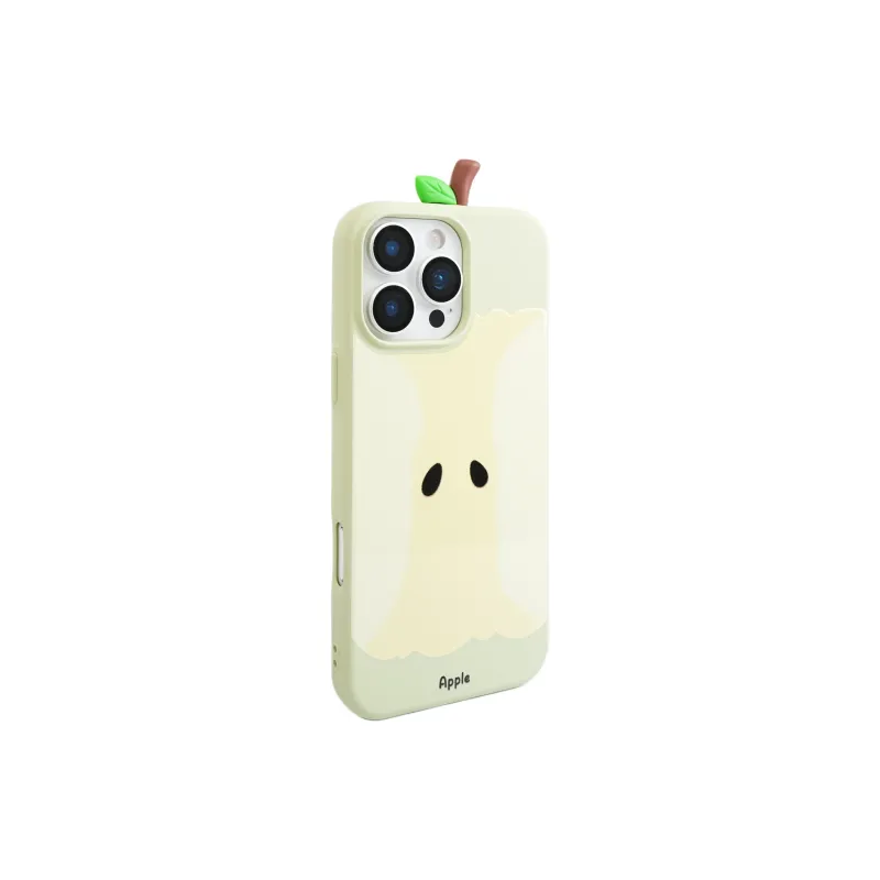 Sopi TPU Material 3D Effect Apple Branch With Pit Phone Cases Compatible With IPhone 16/15 Pro Max/Apple 13/14 Pro/Max-1