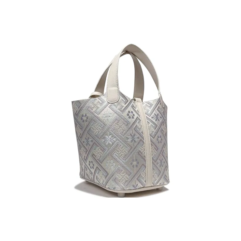 ESNSY Zhuangjin Handbag Women's White-2