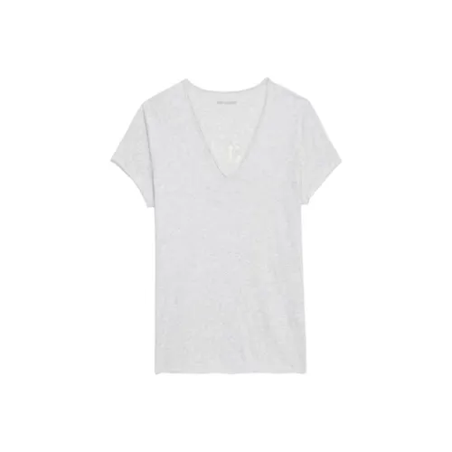 Zadig & Voltaire Slogan detail T shirt