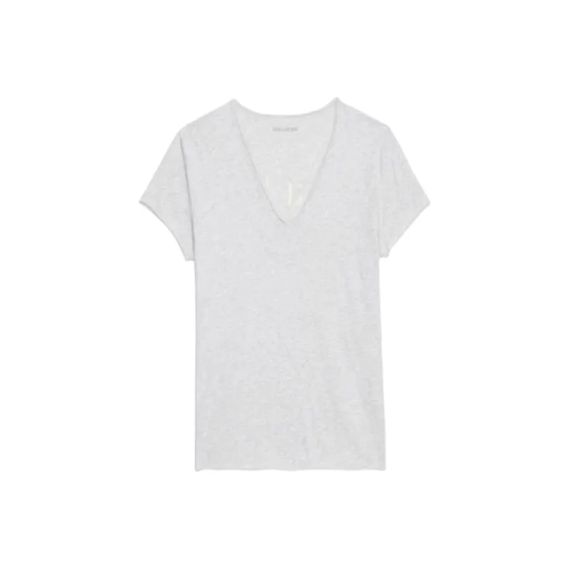 Zadig & Voltaire Slogan detail T shirt-0