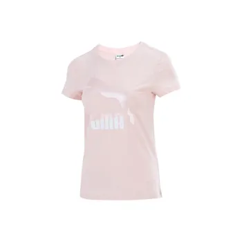 PUMA CLASSICS T Shirts Women's Pink