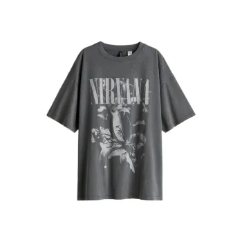 H&M T Shirts Women's Dark Gray