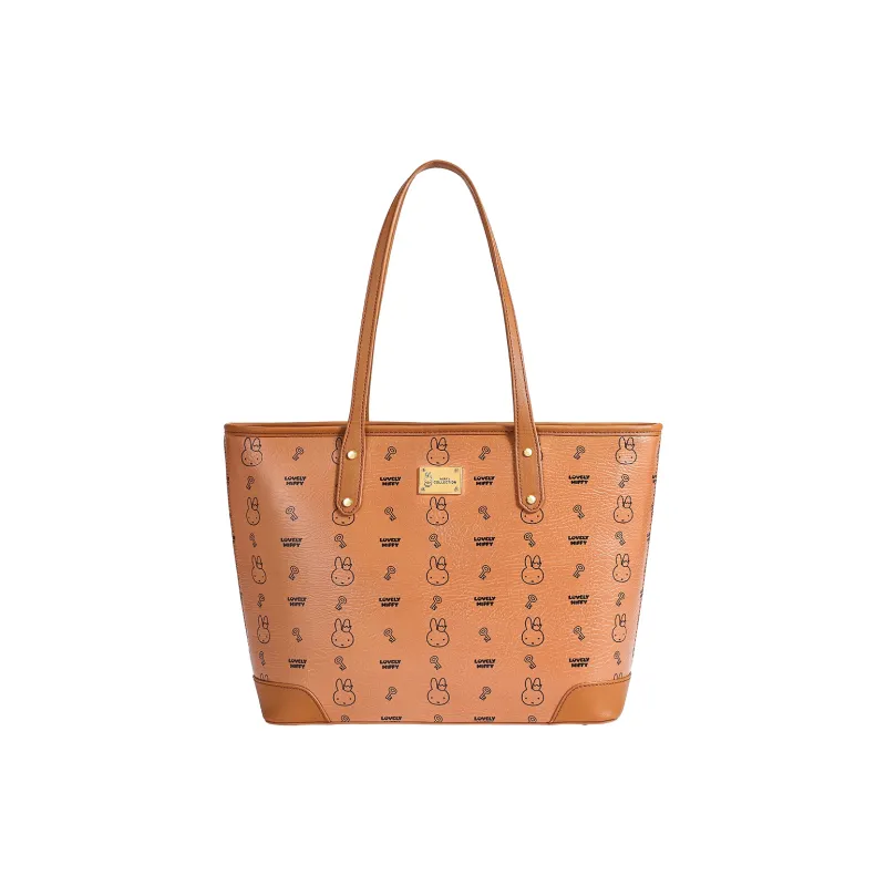 Miffy Synthetic Leather Tote Bag, Shopping Bag, Shoulder Bag Women's Multicolor-8