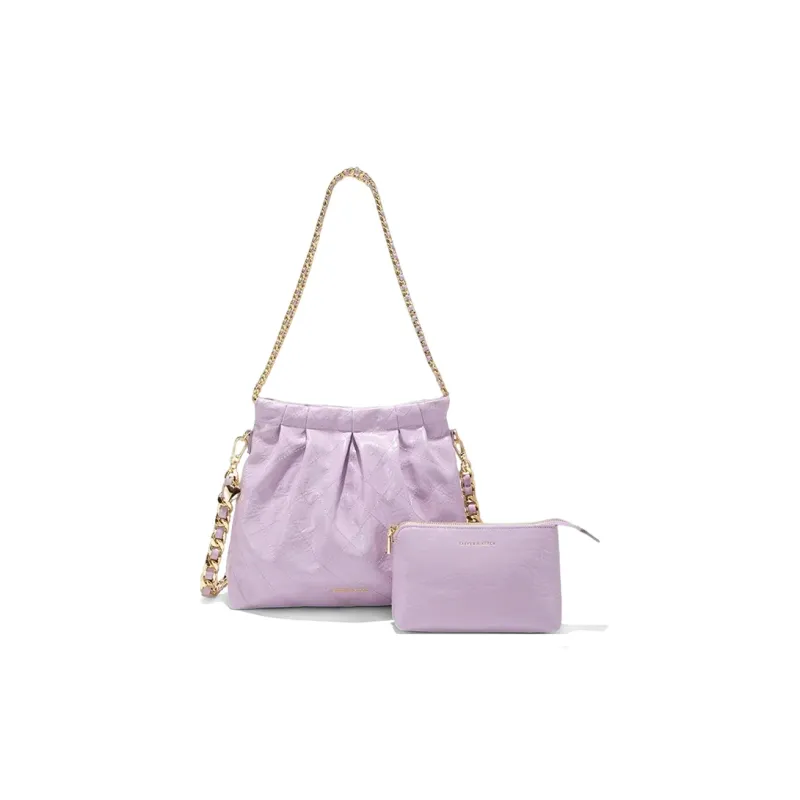 CLEVER& KETCH PU Shoulder Bag Women's Sea Salt Blue/Purple/Brown/Coffee/Black/Red-5
