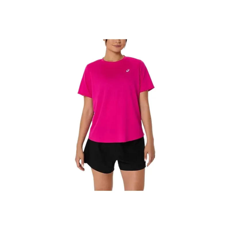 Asics SILVER Regular T Shirt Women's Pink-0