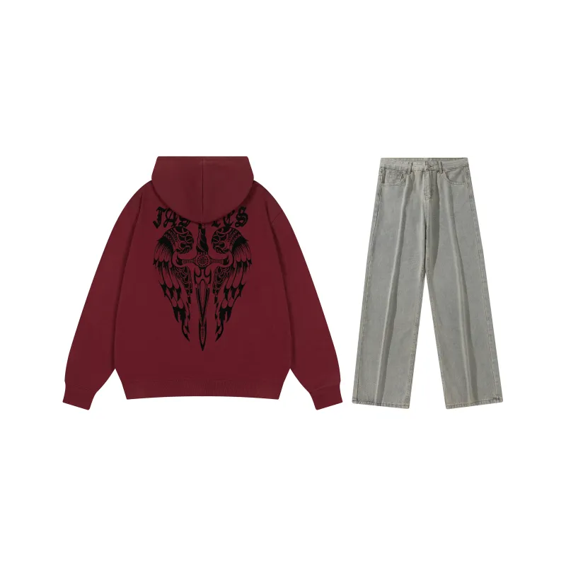 Jaslcs Sweatshirt Sets Unisex-7