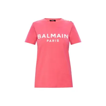 BALMAIN T-Shirts Women's Pink