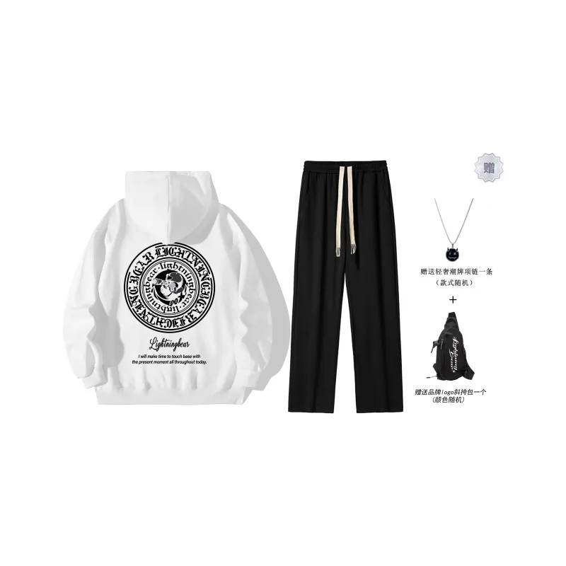 LIGHTNING BEAR Sweatshirt Set Unisex-2