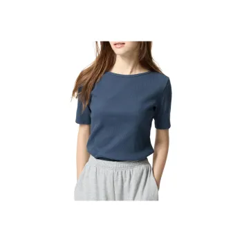 UNIQLO T Shirt Women's Sea Blue