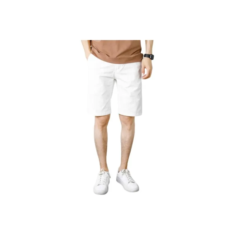 Duke Car Casual Shorts Men's White-0