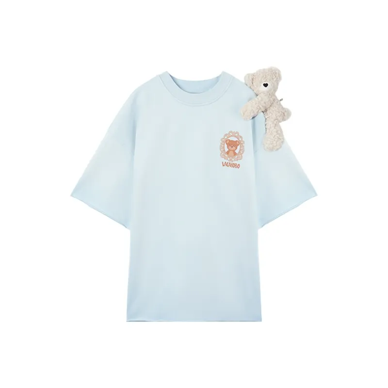 LALABOBO Drop Shoulder Sleeve T Shirt Women's-6