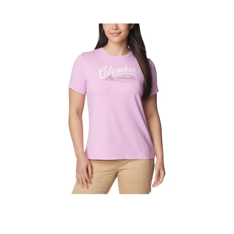 Columbia T Shirts Women's Pink 686-0