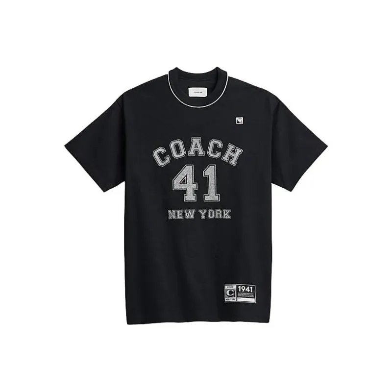 COACH T Shirts Women's Black-0