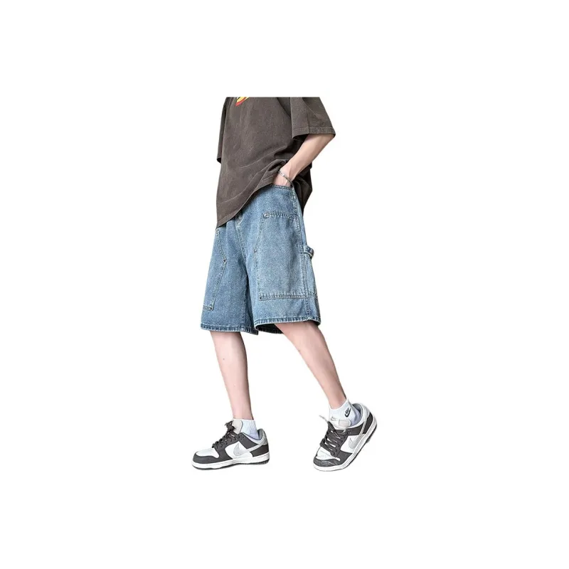 Teddy Bear Collection Denim Shorts Unisex-5