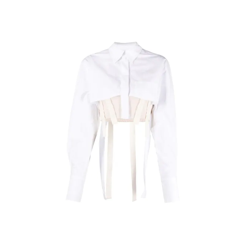 Jacquemus Crop Tops Women's White-0