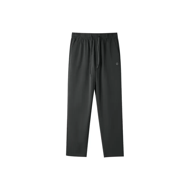 HLA Casual Pants Men's Dark Gray Pattern 20-0