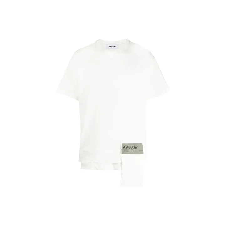 AMBUSH Waist Pocket Jersey T Shirt 'Off White'-0