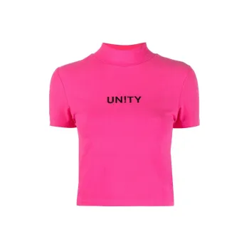 Ksubi Logo print High neck T shirt