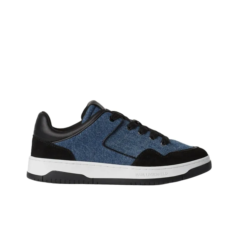 KARL LAGERFELD KLJ KREW Low Top Skateboard Shoes Men's Blue-1