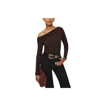 REFORMATION T-Shirt Women's Black Brown
