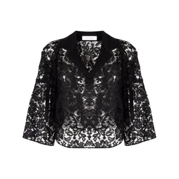 Valentino Crop Tops Women's Black