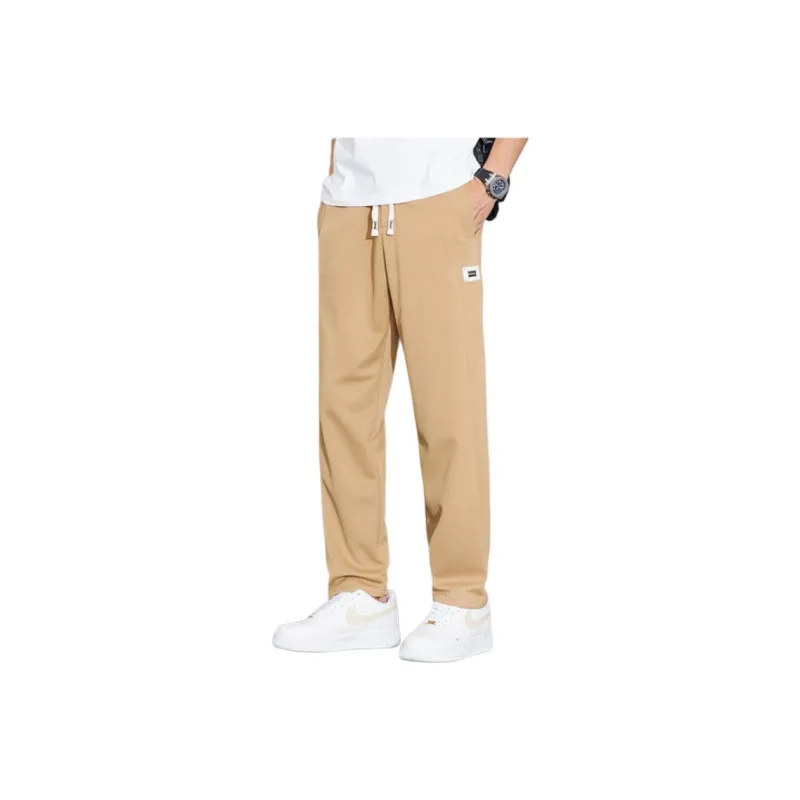 Tonlion Casual Pants Men's Dark Khaki-0