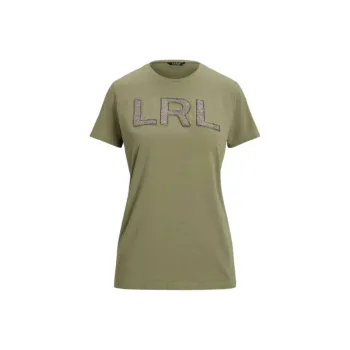 LAUREN RALPH LAUREN SS25 T Shirt Women's Sage Green