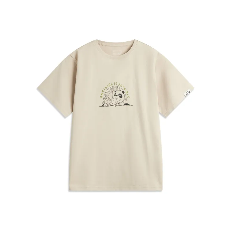 LiNing Sports Life Collection T Shirt Women's Oxford Brown-0
