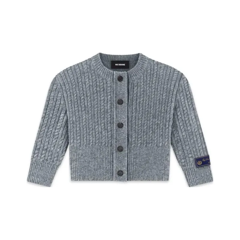 WE11DONE FW22 Sweater Women's Gray-0