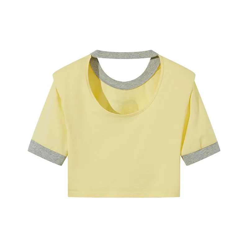 ITIB Color All In T-Shirt Women's Yellow-0