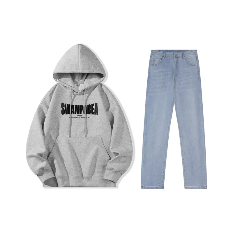 SWAMP AREA Sweatshirt Set Unisex-39