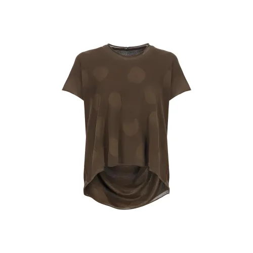 UMA WANG Polka Dot Detailed Crewneck Knitted Top