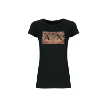 ARMANI EXCHANGE Sequin-embellished Logo T-shirt