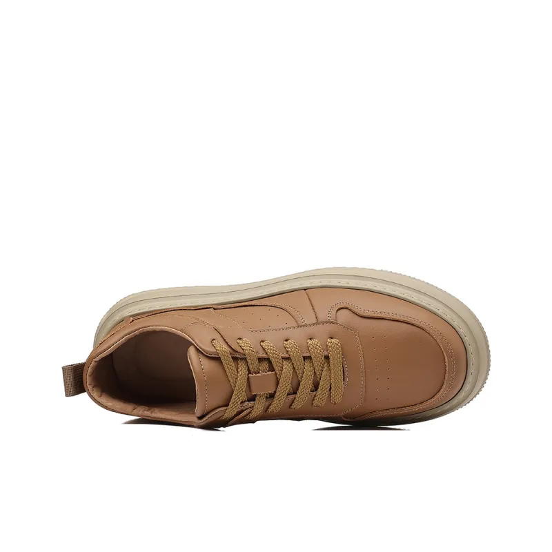 KACHILANG Slip Resistant Height Increasing Low Top Skateboard Shoes Men's-8