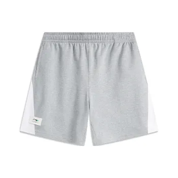 LiNing In My Name Casual Shorts Unisex Standard White Heather Gray