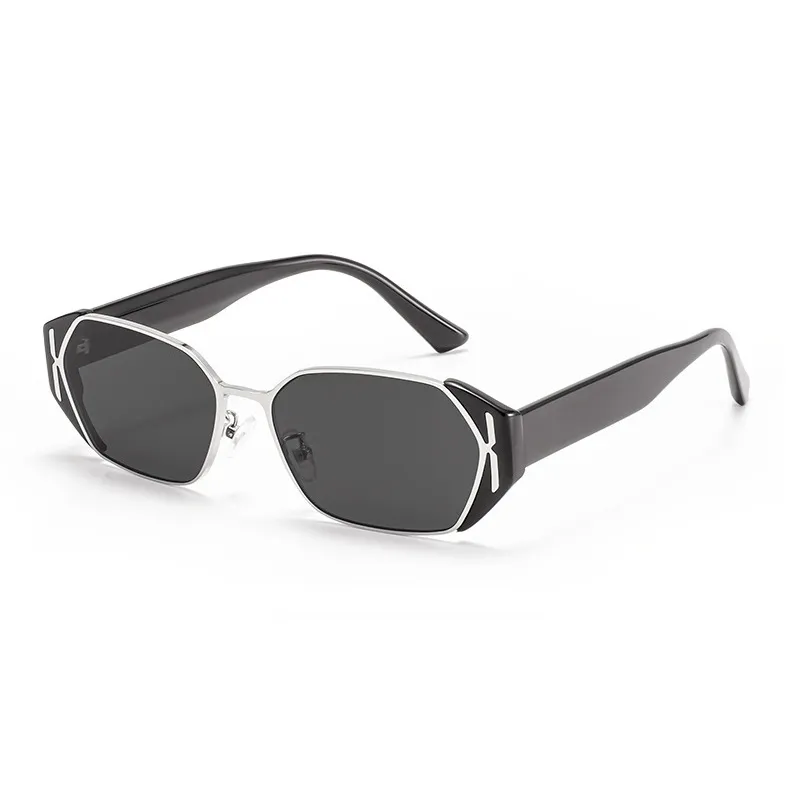 BOELEO Plate Frame Square Sunglasses Women's-0