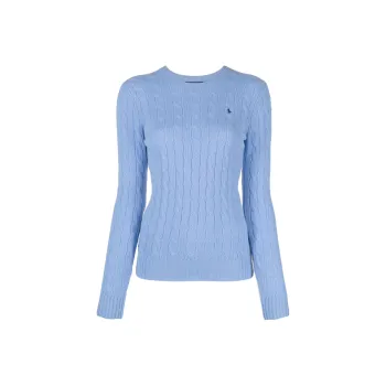 Polo Ralph Lauren Pony Embroidered Cable Knit Jumper