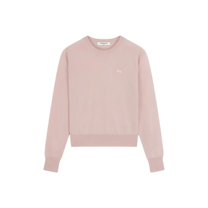 Maison Kitsune Baby Fox Patch Regular Fit Jumper-0
