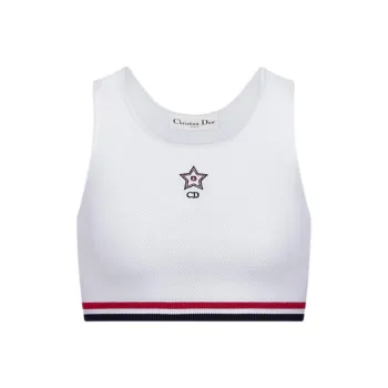 DIOR SS25 Vibe Limited Collection Tank Top Women's White