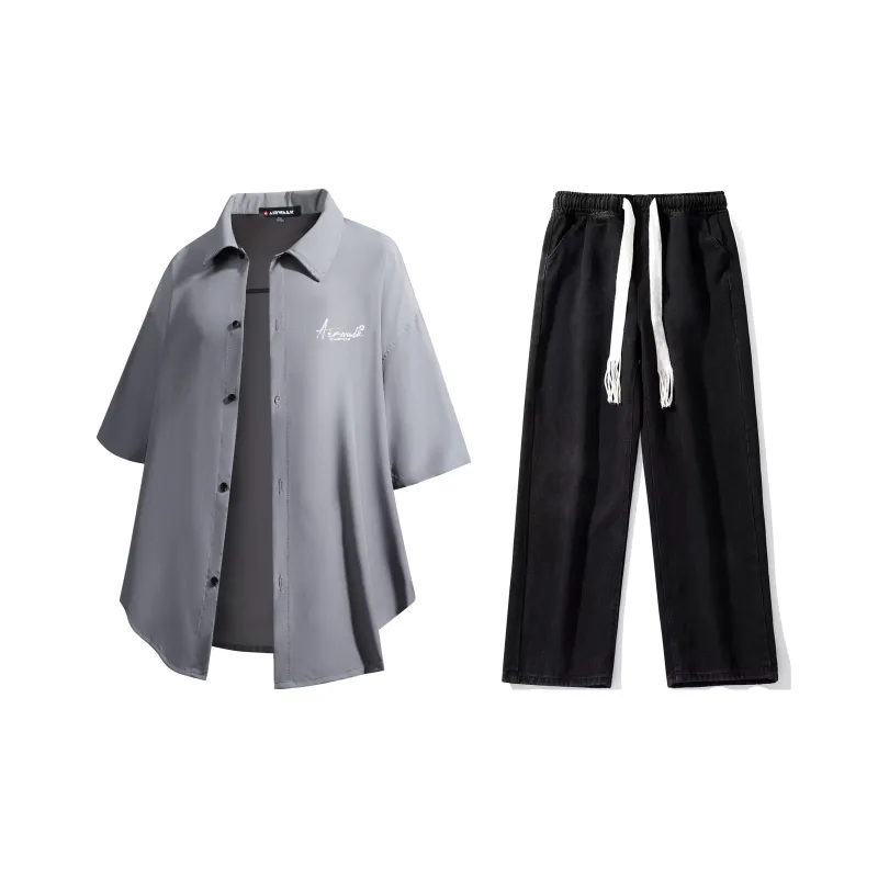 Airwalk Shirt Matching Set Unisex-7