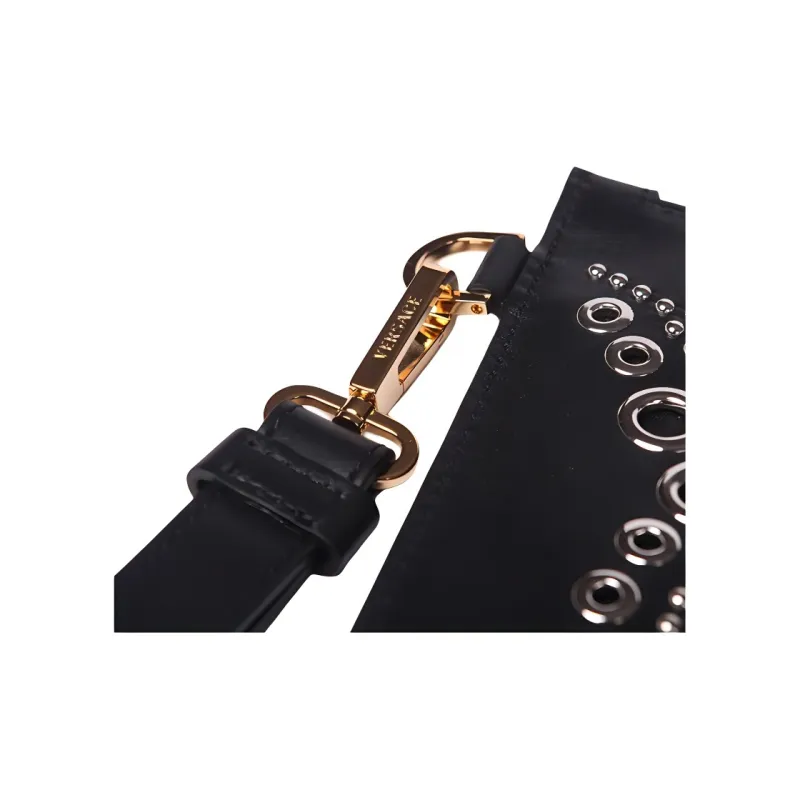 FANSIZHE VERSACE Leather Clutch Unisex Black-5