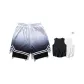 Gradient Black Mock Two-Piece (Includes Quick Dry Tank Top)