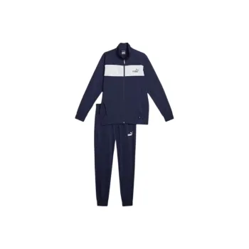 PUMA Men's Poly Tracksuit Casual Sportswear Men's Dark Blue
