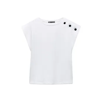 ZARA T-Shirts Women's White