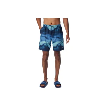 Columbia Summertide Stretch™ Printed Shorts Casual Shorts Men's College Navy Blue Dark Stream