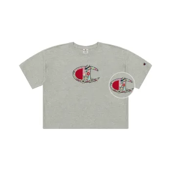 Champion Rochester Regular T Shirt Women's Gray Europe Version