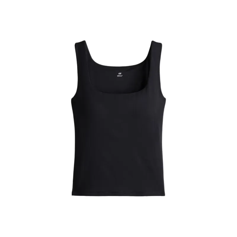 H&M Tank Tops Women's Black-0