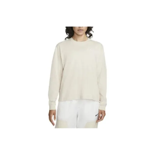Nike Drop Shoulder Sleeve T Shirt Women's Sail White