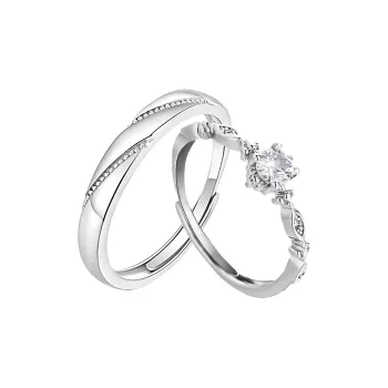 MAGICPOLE 999 Fine Silver Rings Unisex Silver
